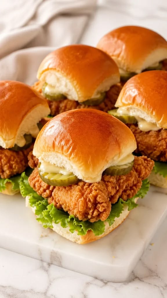 Fried Chicken Sliders