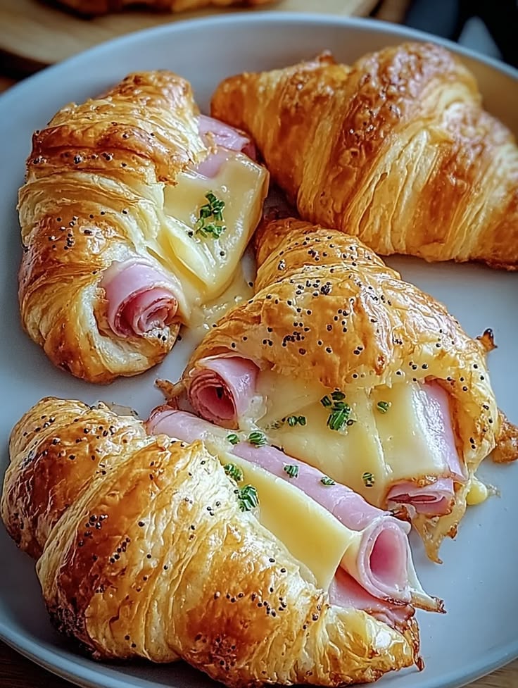 Ham and Cheese Croissants