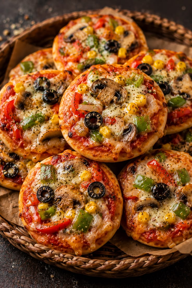 Mini Margarita Pizza